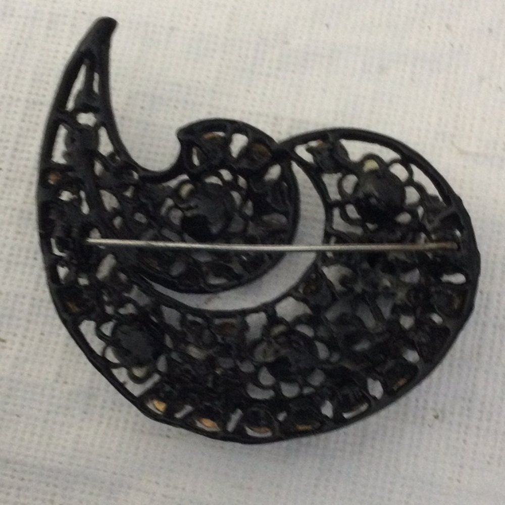 Vintage Black Pin * - Picture 4 of 4